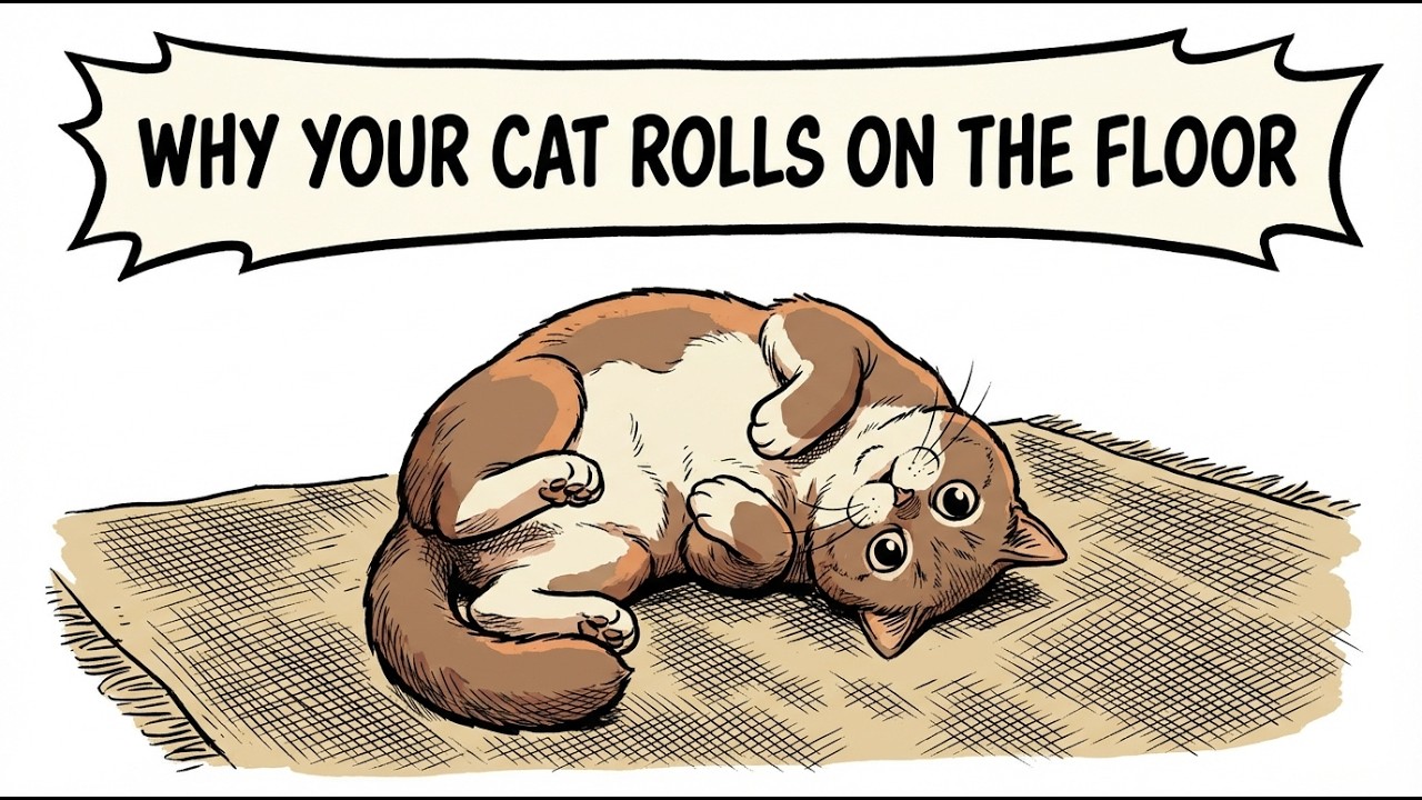 Why Your Cat Rolls On The Floor When It Sees You