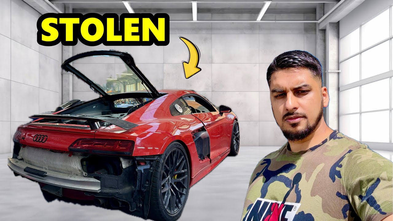 Rebuilding a STOLEN Audi R8 After It Was FULLY Stripped