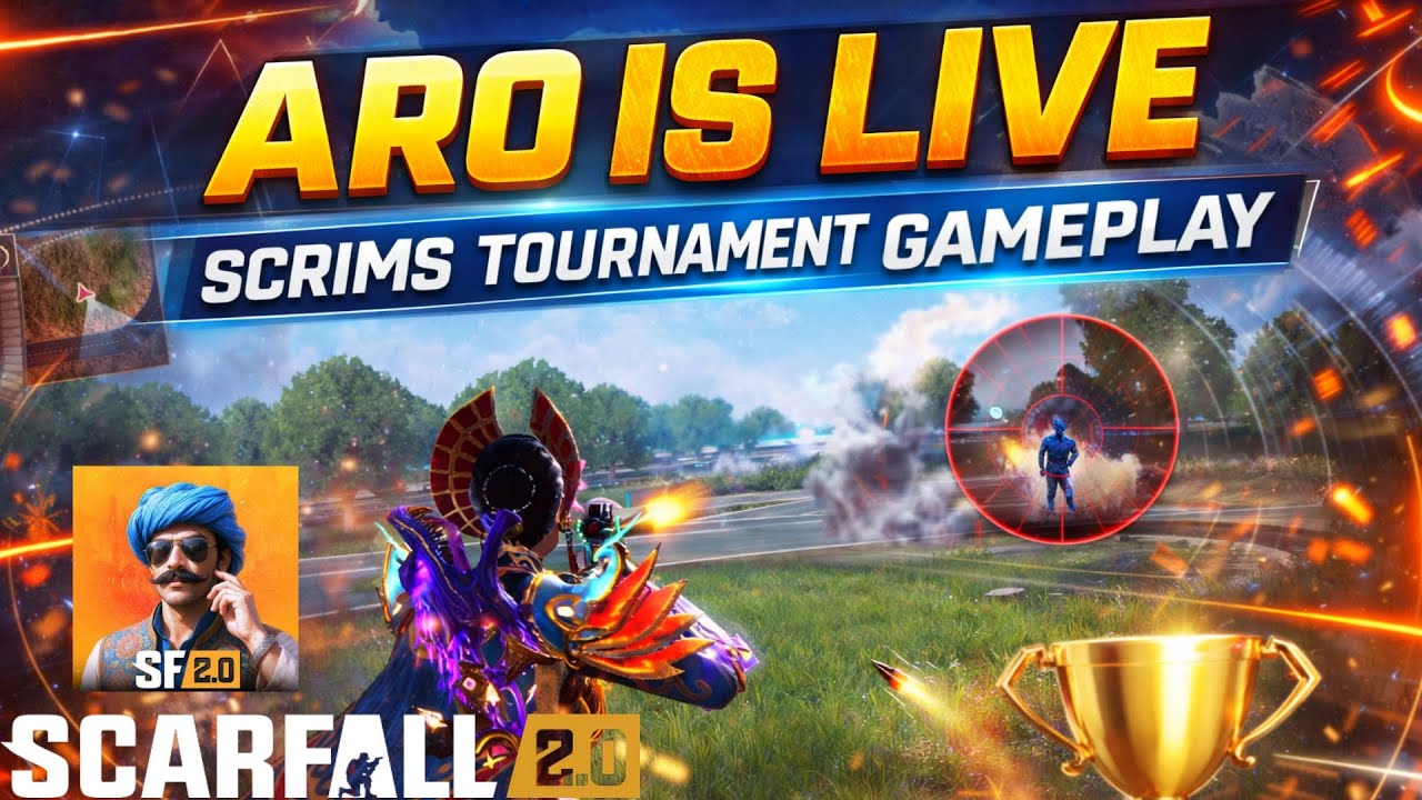 🔴 ScarFall 2.0 LIVE —Life_AROisLIVE scarpass giveaways and #1sniper control and sensitivity update