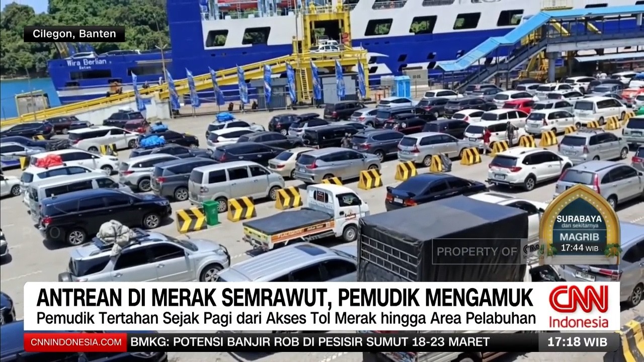 Antrean di Merak Semrawut, Pemudik Mengamuk