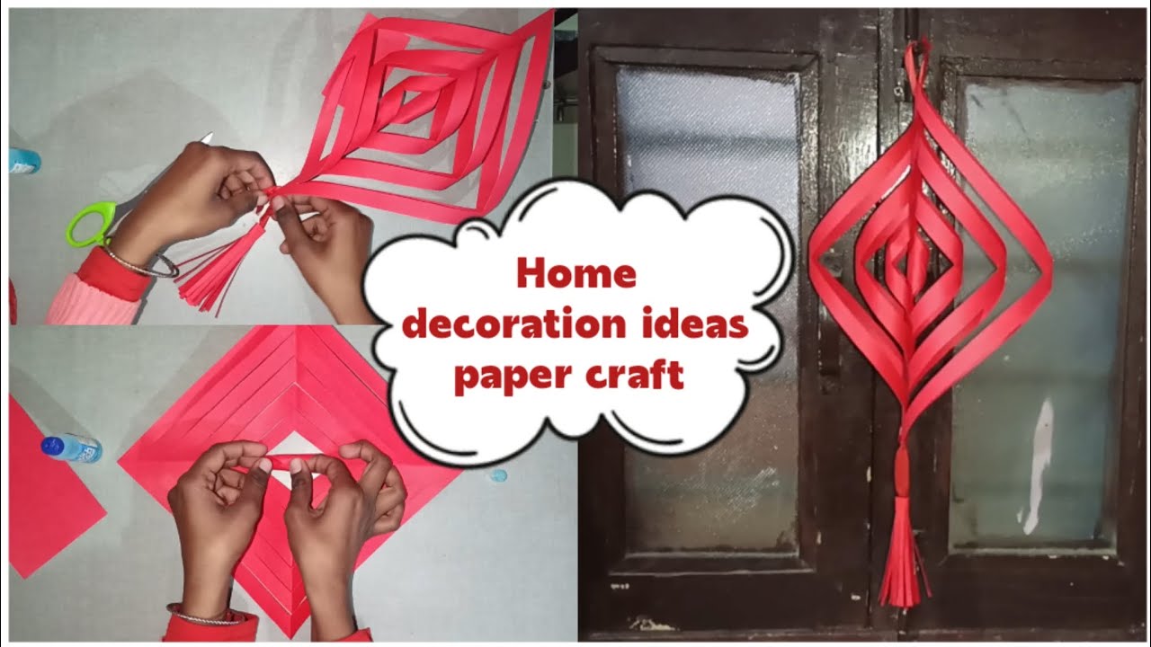 Home decoration idea paper craft || Snehakashyapvlogs ||