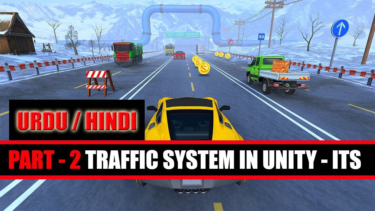 How To Create Traffic System In Unity | ITS Intelligent Traffic System Unity AI Traffic #2