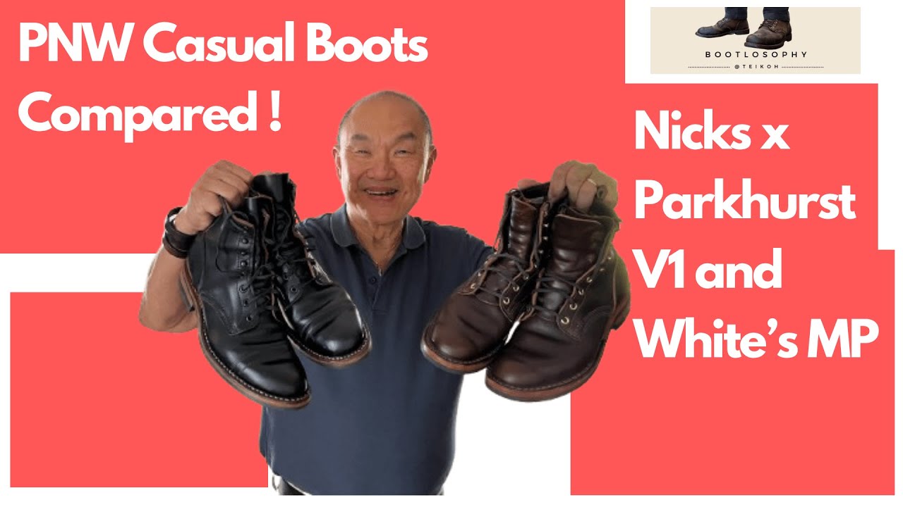 Comparing White’s MP Boots against Nicks V1 collaboration with Parkhurst
