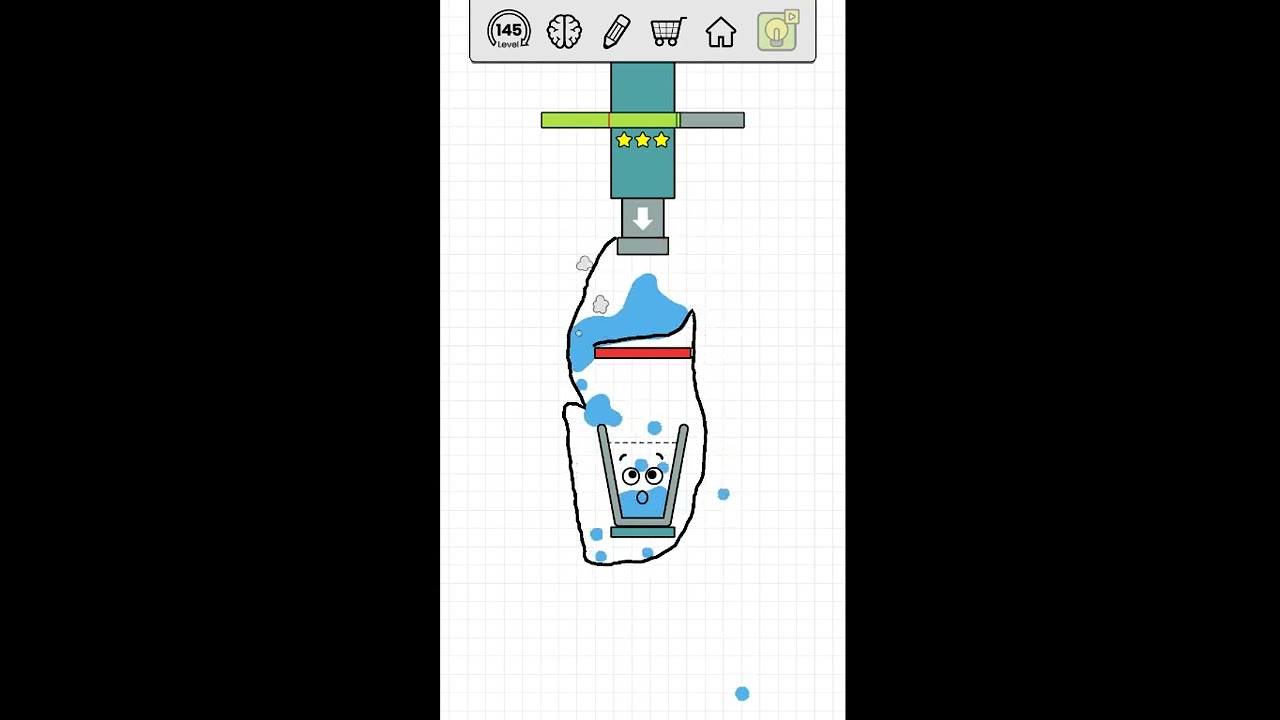 Happy Glass Level 145 Gameplay (3 Stars) Walkthrough