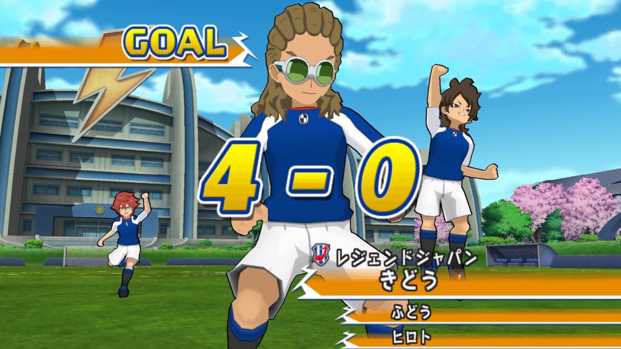 Inazuma Eleven GO  Strikers 2013 Wii Inazuma Legend Japan vs Time Zero