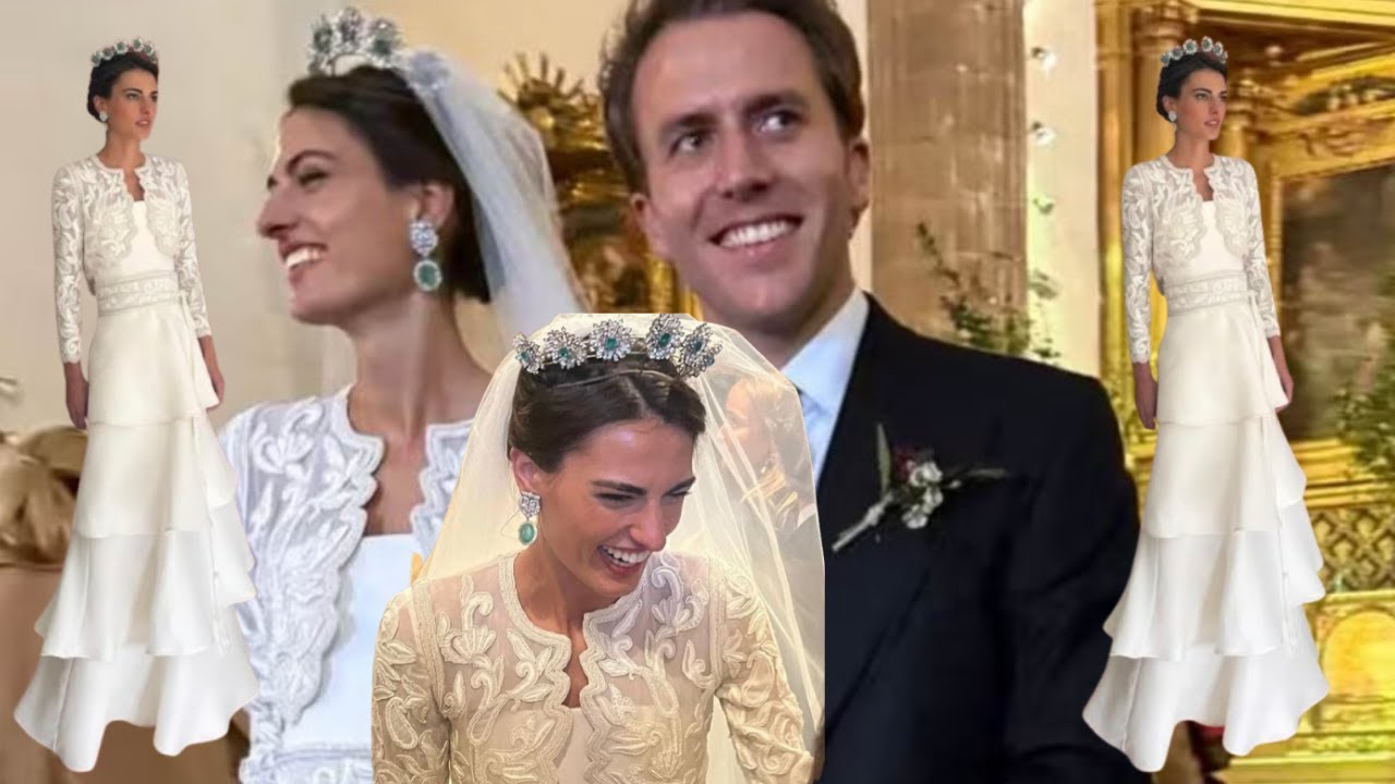 Neta da princesa Tessa da Baviera casa com pr&iacute;ncipe Cecil de Cro&yuml; em Madrid.