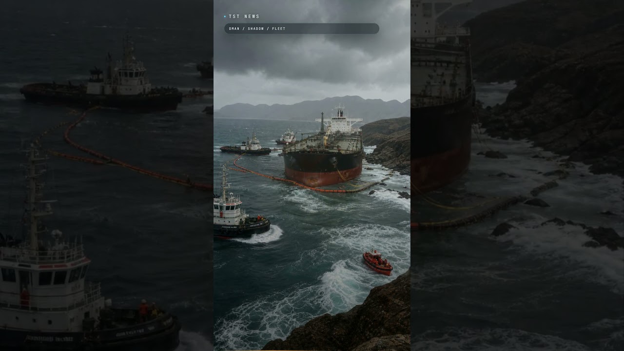 Oman&rsquo;s Shadow-Fleet Oil Spill Hits Coast #Oman #OilSpill #ShadowFleet #Russia #Environment