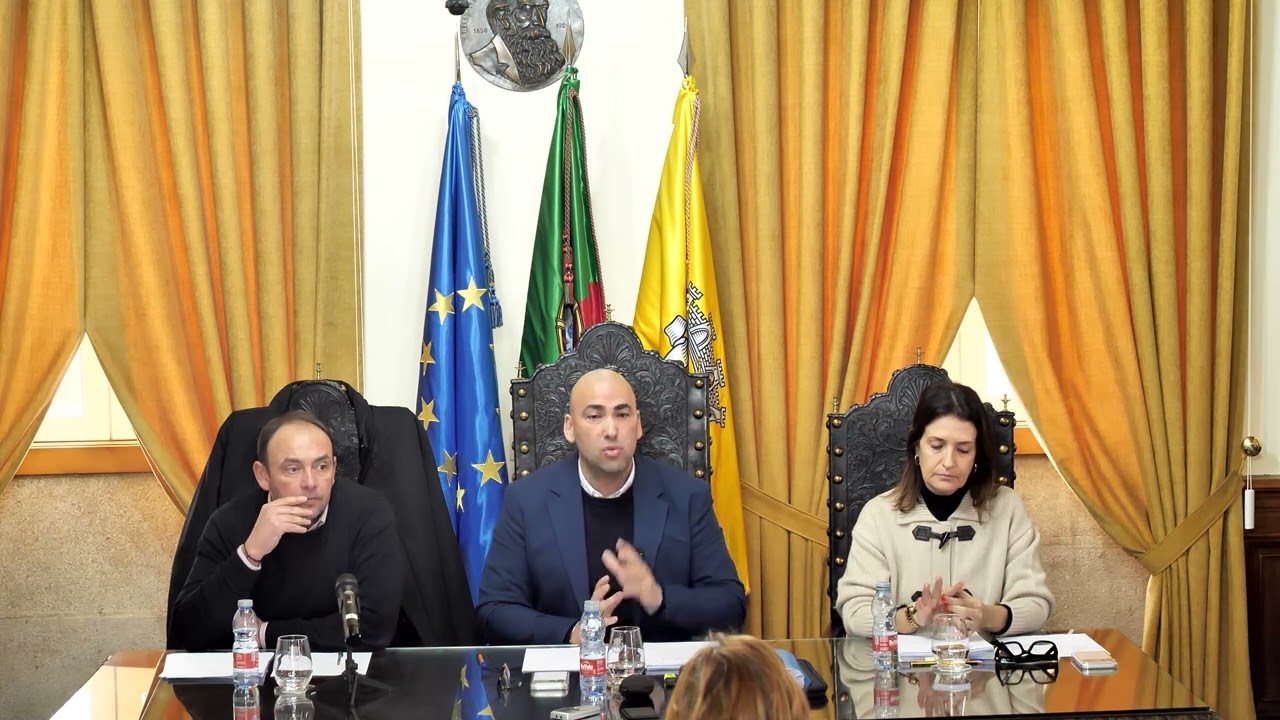 Transmissão em diferido da Reunião de Câmara, realizada no dia 23 de janeiro de 2026
