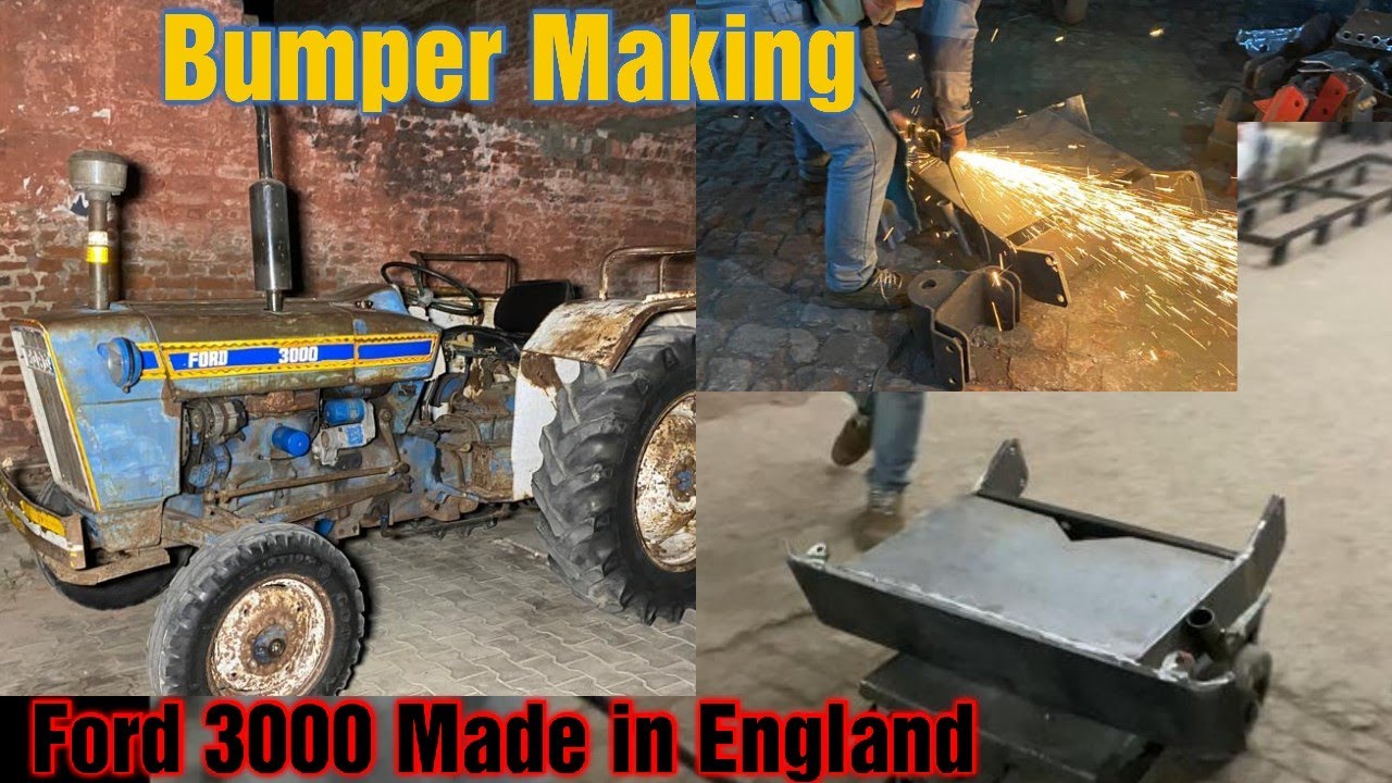 Tractor Bumper Making|| Ford 3600 Modifications | Tractor Modifications | electronic meter wiring