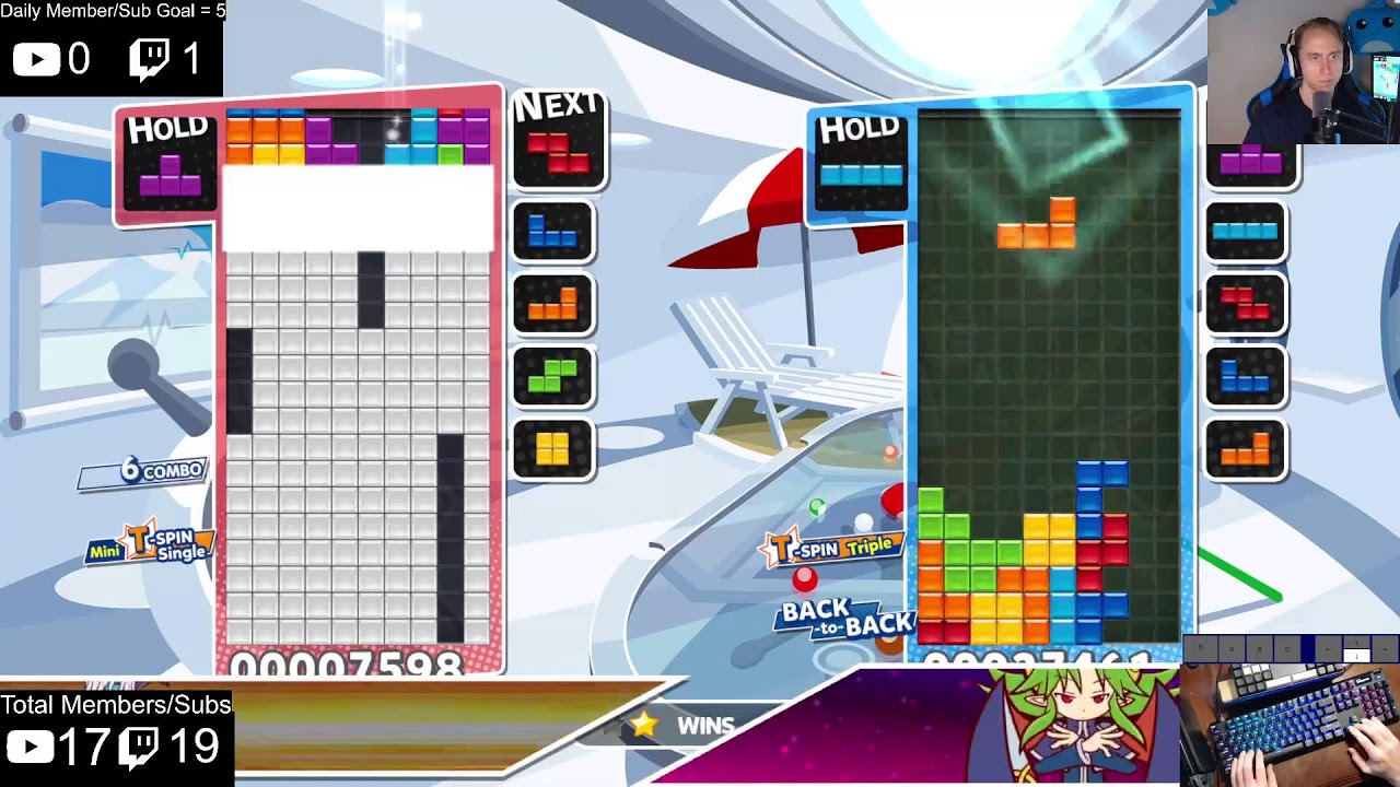 LIVE - Puyo Puyo Tetris! Come Snipe Me! Daily Wumbo Livestream 3-4-26