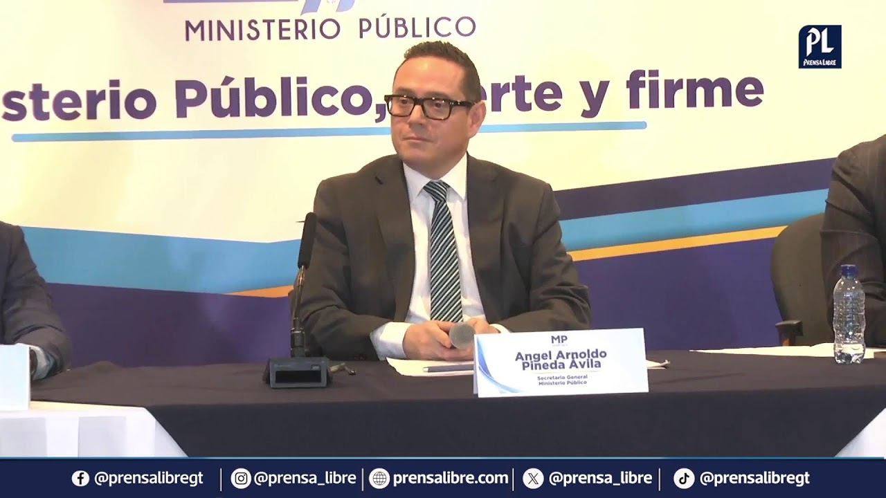 MP ofrece conferencia de prensa; Luis Pacheco, viceministro de Desarrollo Sostenible fue capturado