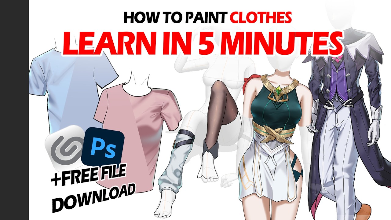 【TUTORIAL】Simplests Way To Render Clothes! l Tutorial & Various Samples
