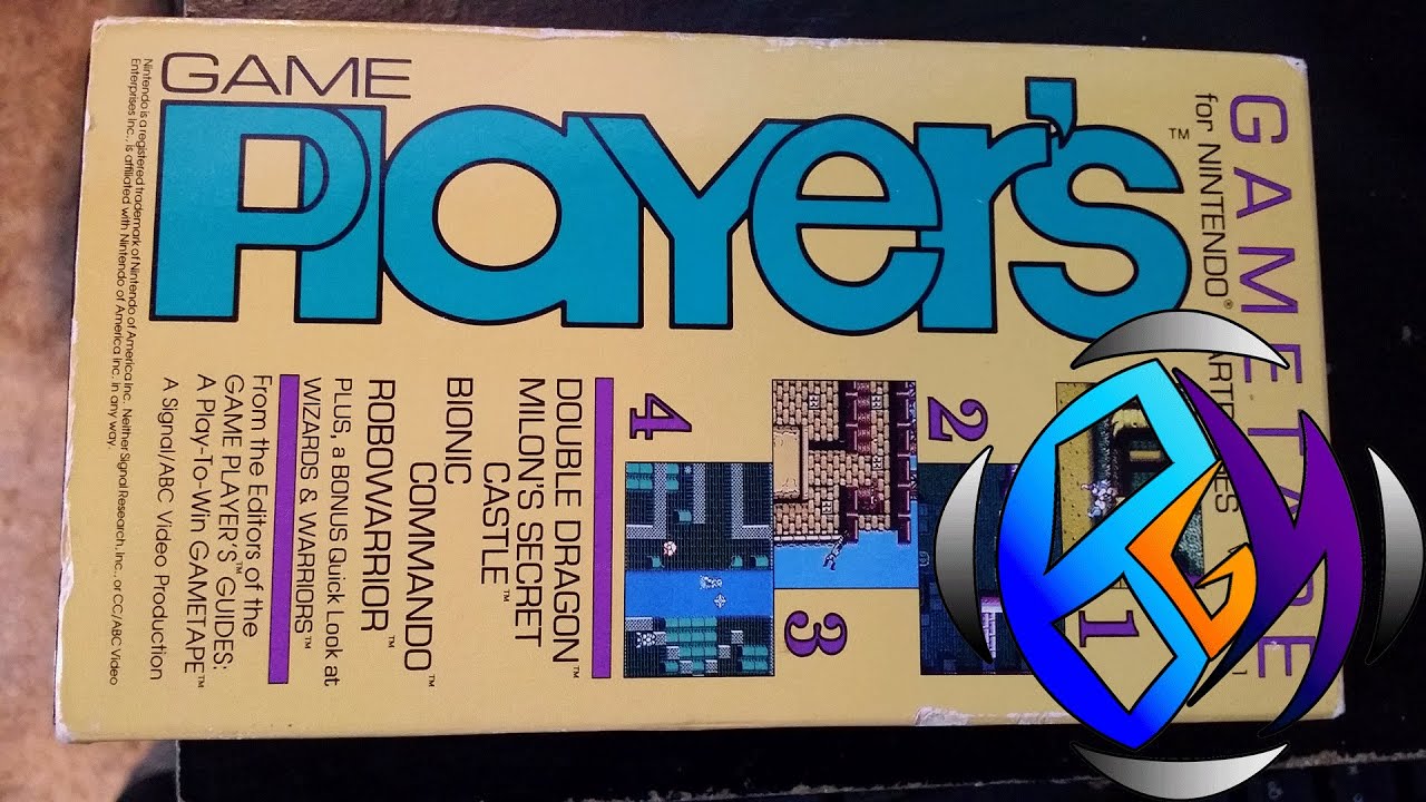 Retro VHS - Game Player's GameTape for Nintendo Cartridges