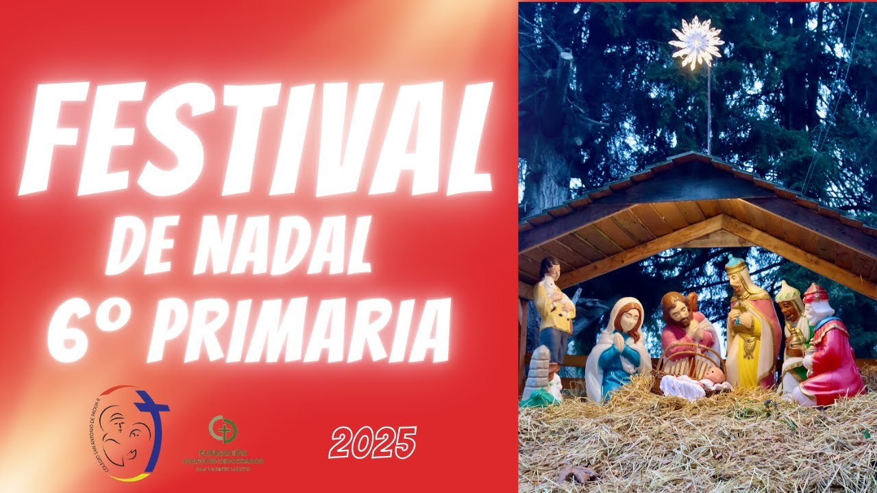 Festival de Nadal. 6º de Primaria. Final.