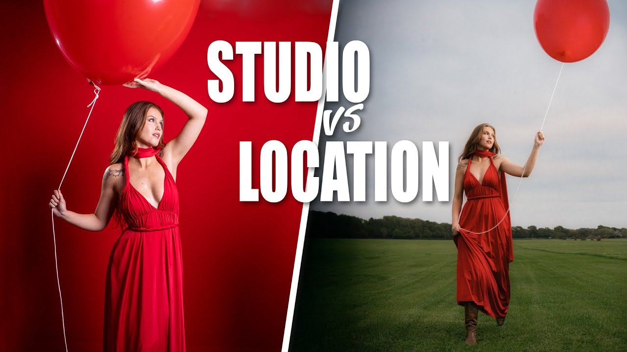 Я попробовал снять один и тот же портрет в помещении и на улице