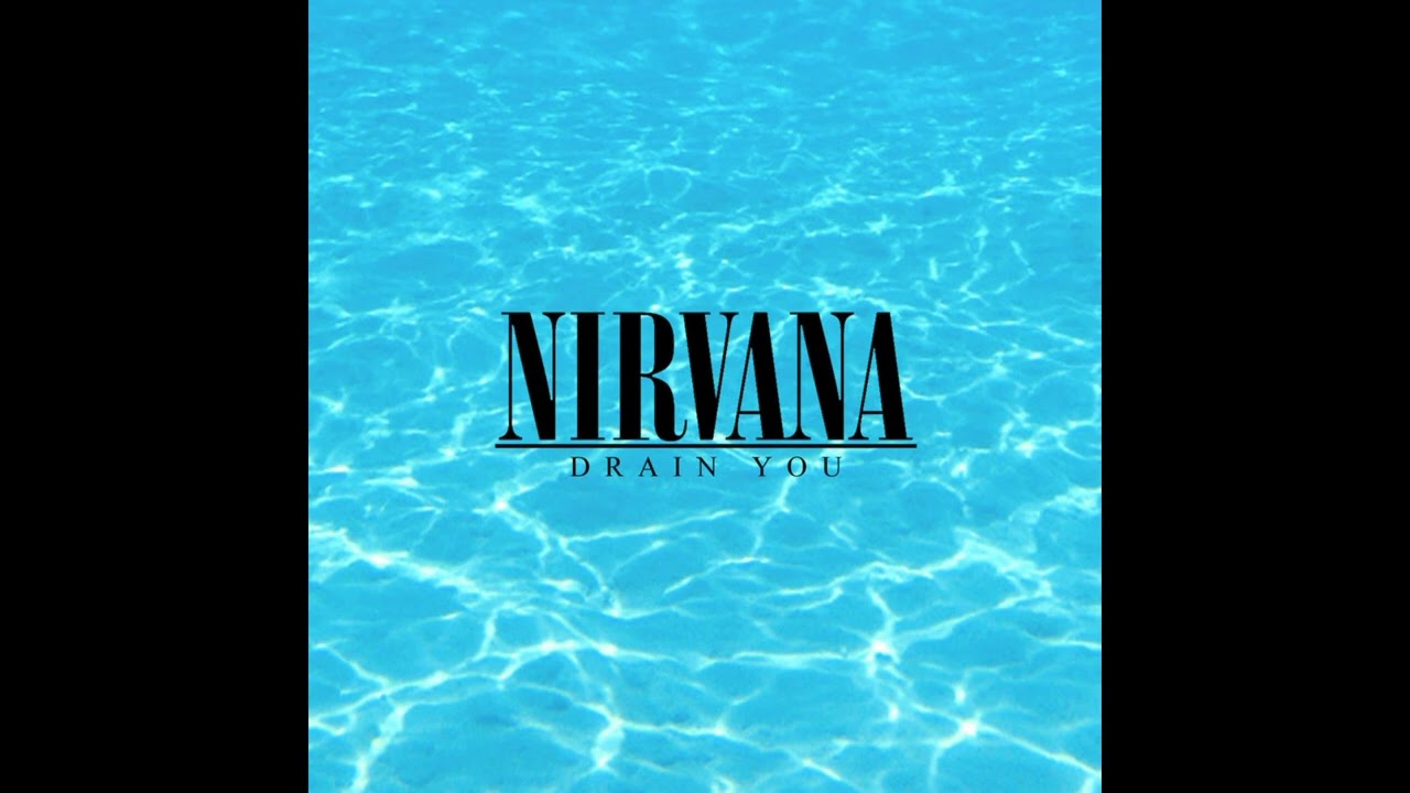 Nirvana DRAIN YOU (Backing track - NO GUITAR) Full Stereo. HD Original Tuning