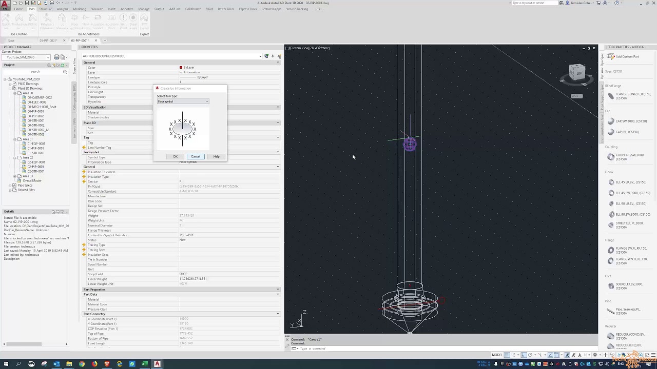 Plant3D Isometrics Week - Part 3: Floor and Insulation Symbols