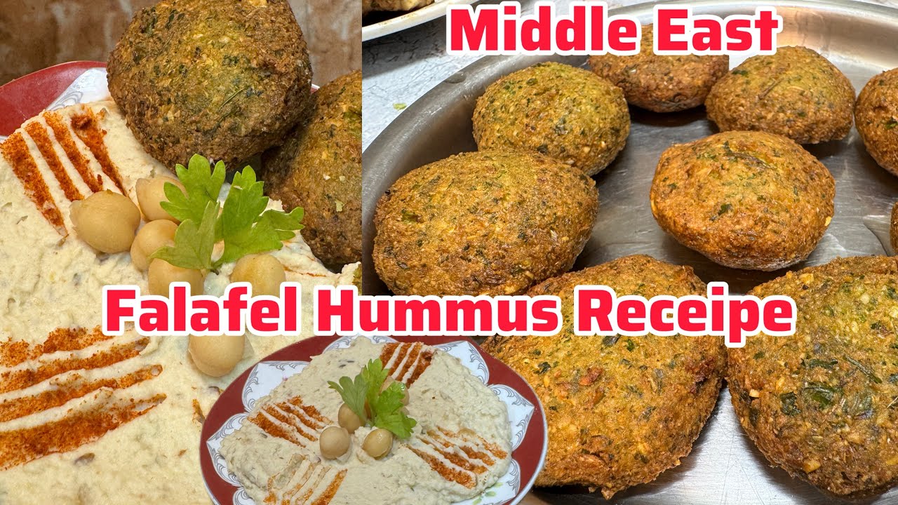 The Secret Of Making Restaurant Style- Falafel & Hummus🤫
