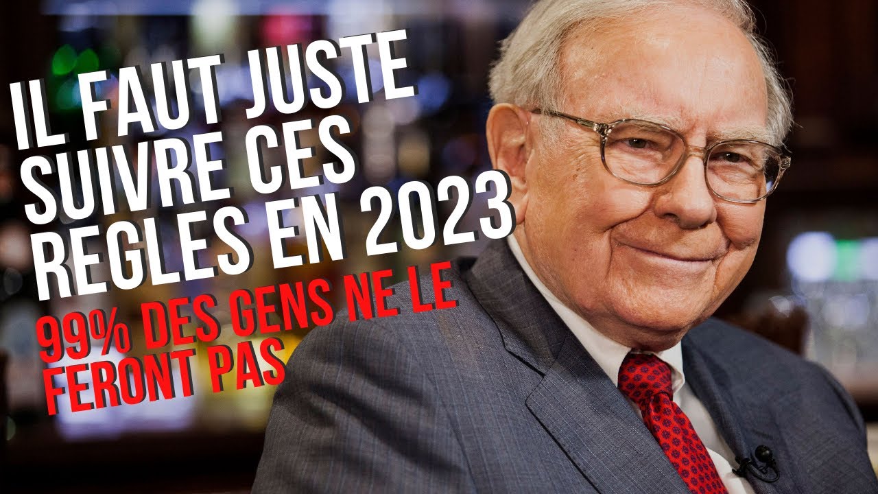 99% des investisseurs ne suivent pas ces règles de Warren Buffet