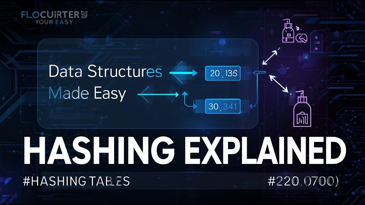 INTRODUCTION TO HASHING | Hash Table, Hash Function & Collisions Explained
