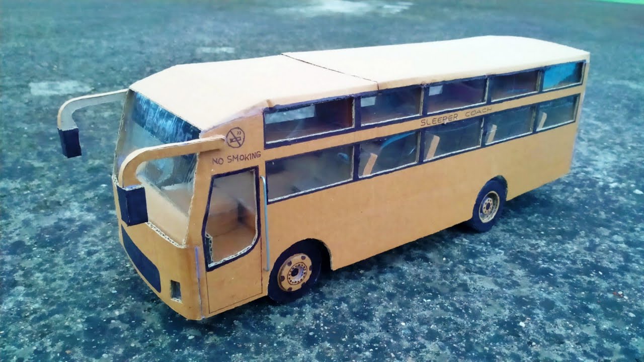 I Built a Cardboard Bus and Tried to Drive It