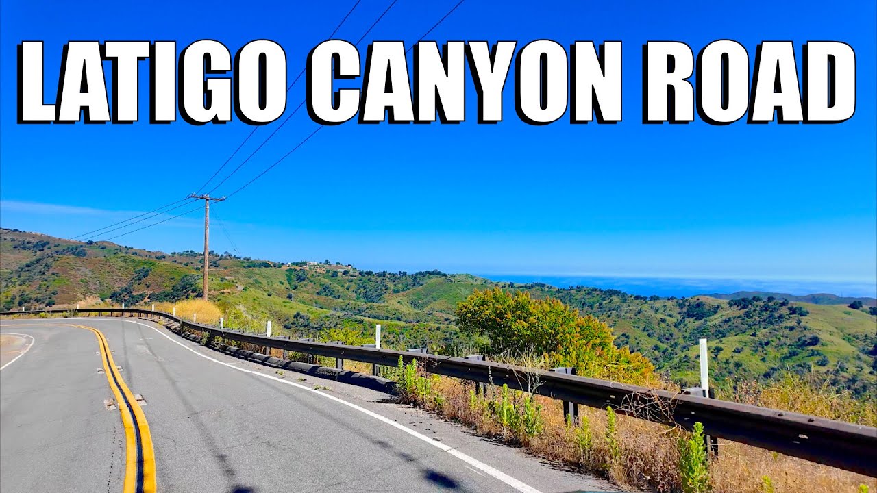 Driving Latigo Canyon Road (Santa Monica Mountains)