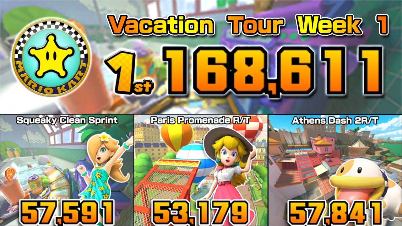Home Vacation | Mario Kart Tour | Vacation Tour Week 1 Ranked Cup (168K) | Tier 99 | Lv 389