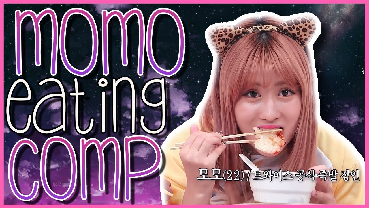 TWICE Momo Eating For Almost 9 Minutes