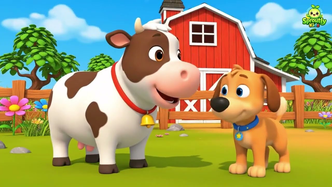 Arabic | البقرة التي ظنت نفسها كلبًا | The Cow Who Thought She Was a Dog | life story