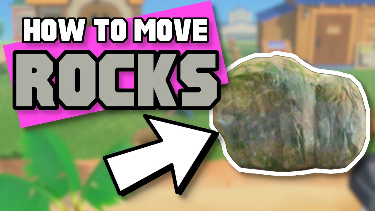 How To MOVE ROCKS | Make A ROCK FARM in Animal Crossing New Horizons