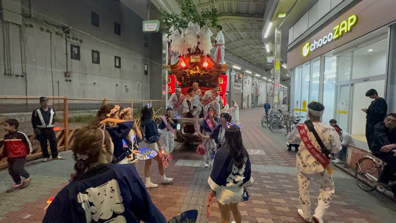 令和５年　深江地車秋祭り　ブランドーリふせを曳行