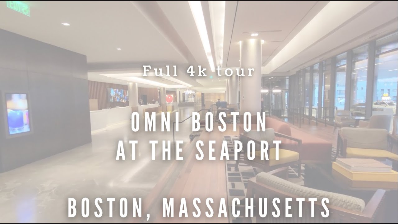 Omni Boston at the Seaport | Cozy Luxury in Beantown | *Full 4k Tour