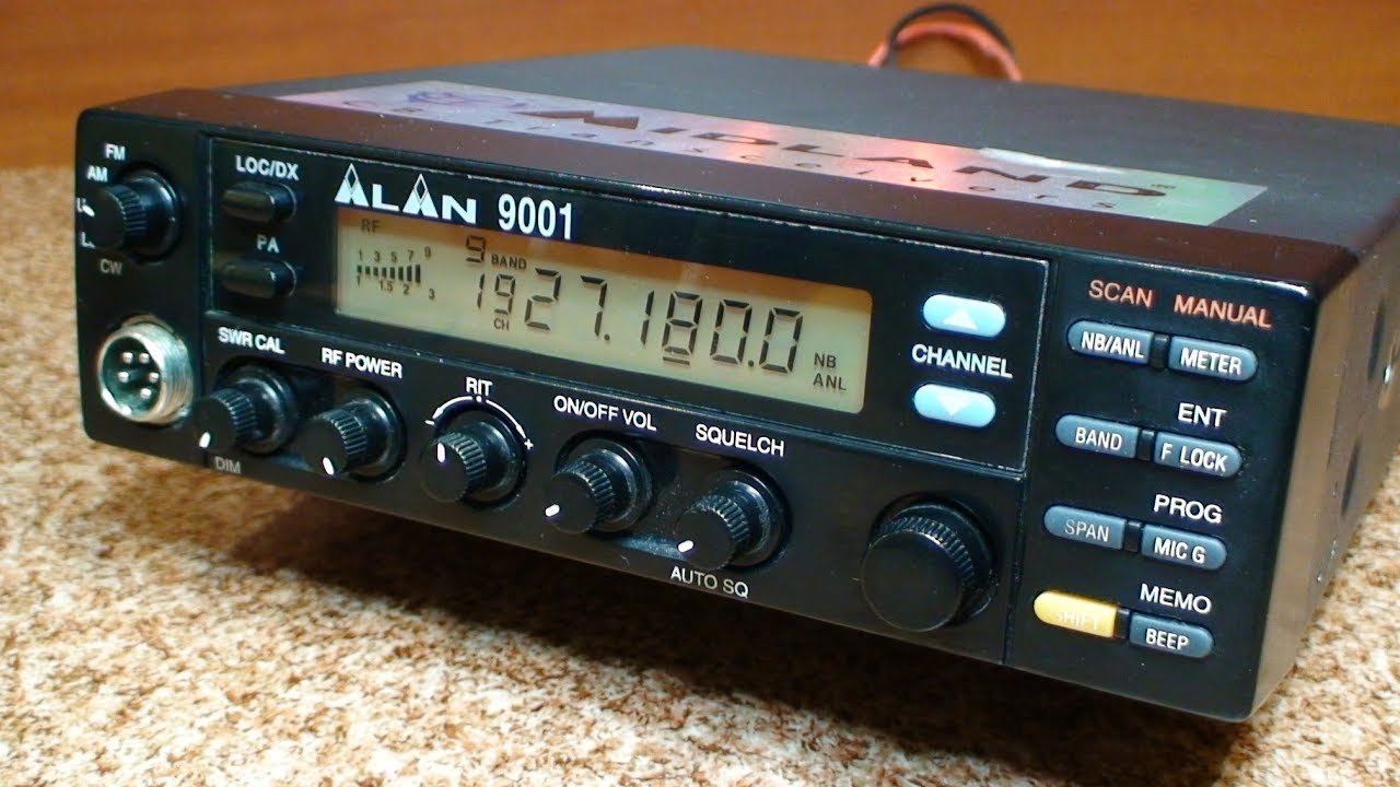 CB Radio Alan 9001 Tuning