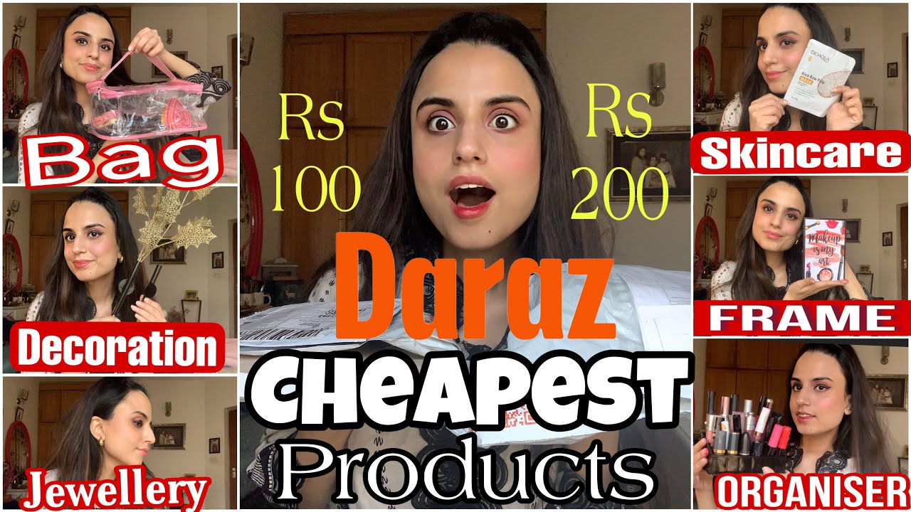 *CHEAPEST*Products from Daraz||Daraz finds||Nothing over 200