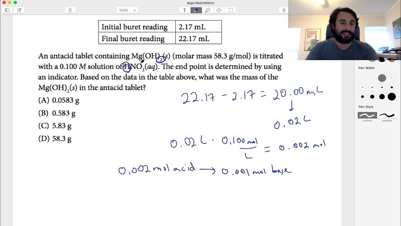 AP Chemistry Unit 8 Multiple Choice Questions