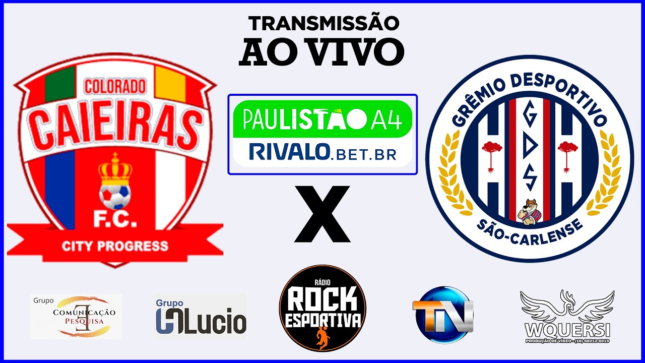 AO VIVO - COLORADO CAIEIRAS x GRÊMIO SÃO-CARLENSE - PAULISTA SÉRIE A4 - 28/02/2026 - NARRAÇÃO