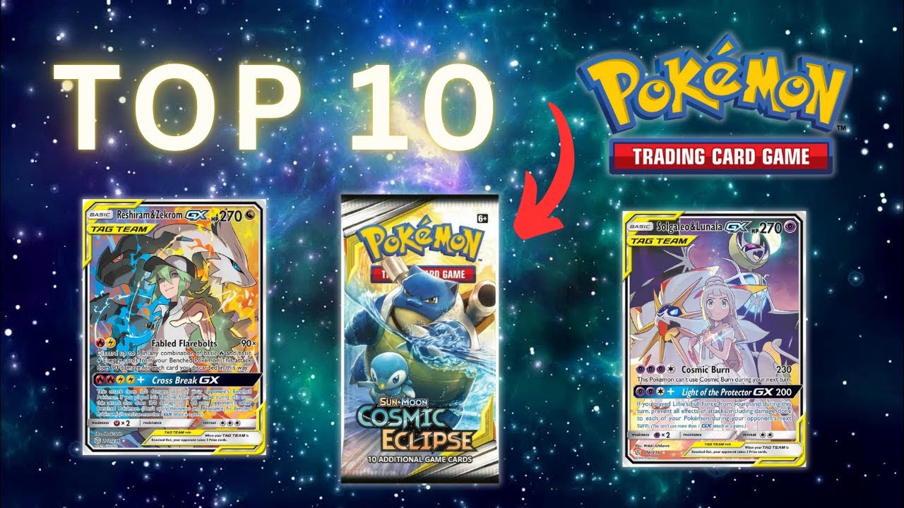 Top 10 EXPENSIVE Cosmic Eclipse Pokemon Cards 🌟 #top10 #pokemon #cosmic #eclipse