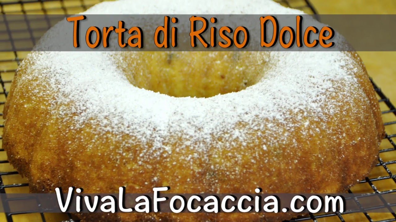 Ricetta Torta Dolce di Riso