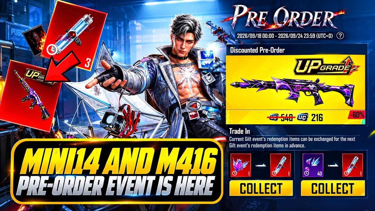 😱 Free Upgraded Mini14 And Old M416 PRE-ORDER Event | New Crates & Amazing Rebate Release Date