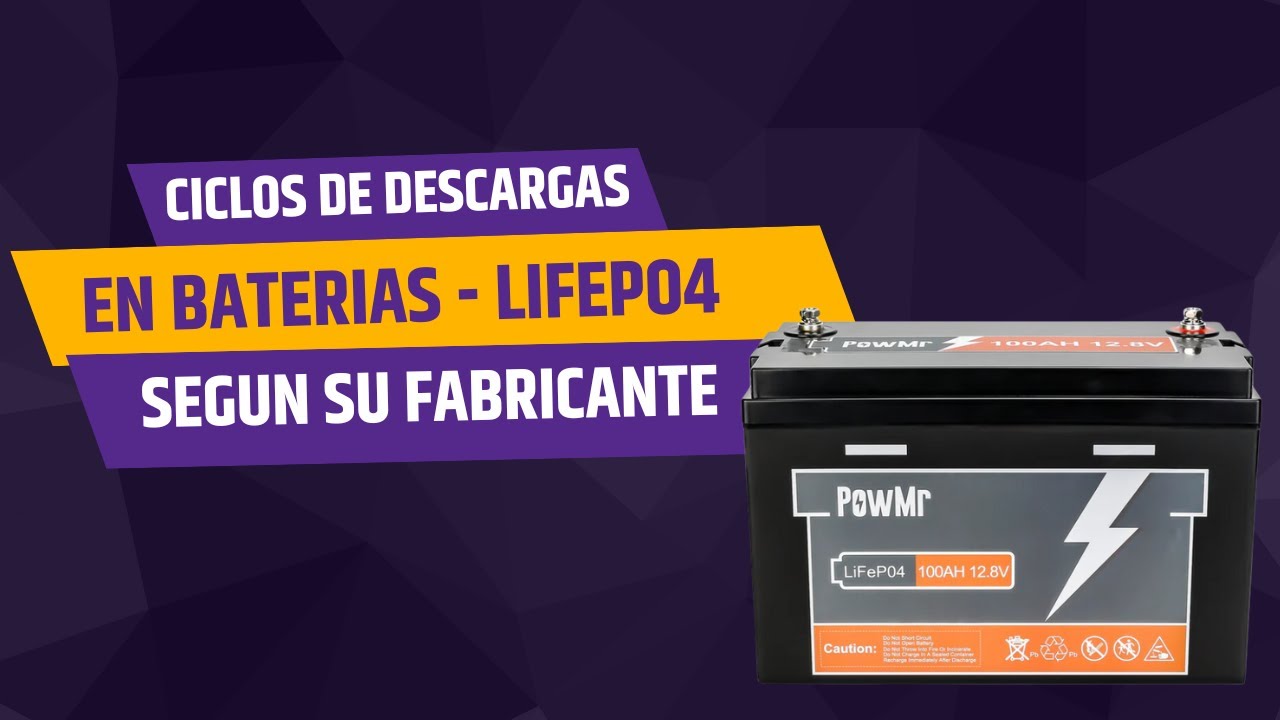 Bateria LifePo4 ciclos de vida