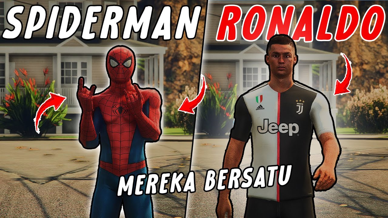 AKSI EPIC SPIDERMAN X RONALDO !! - | GTA 5 ROLEPLAY INDONESIA