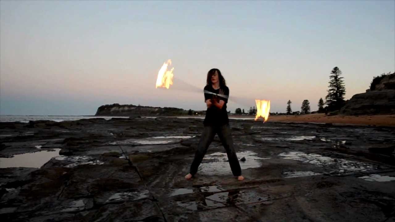 Nikon D5100 VIdeo Test - Fire Staff