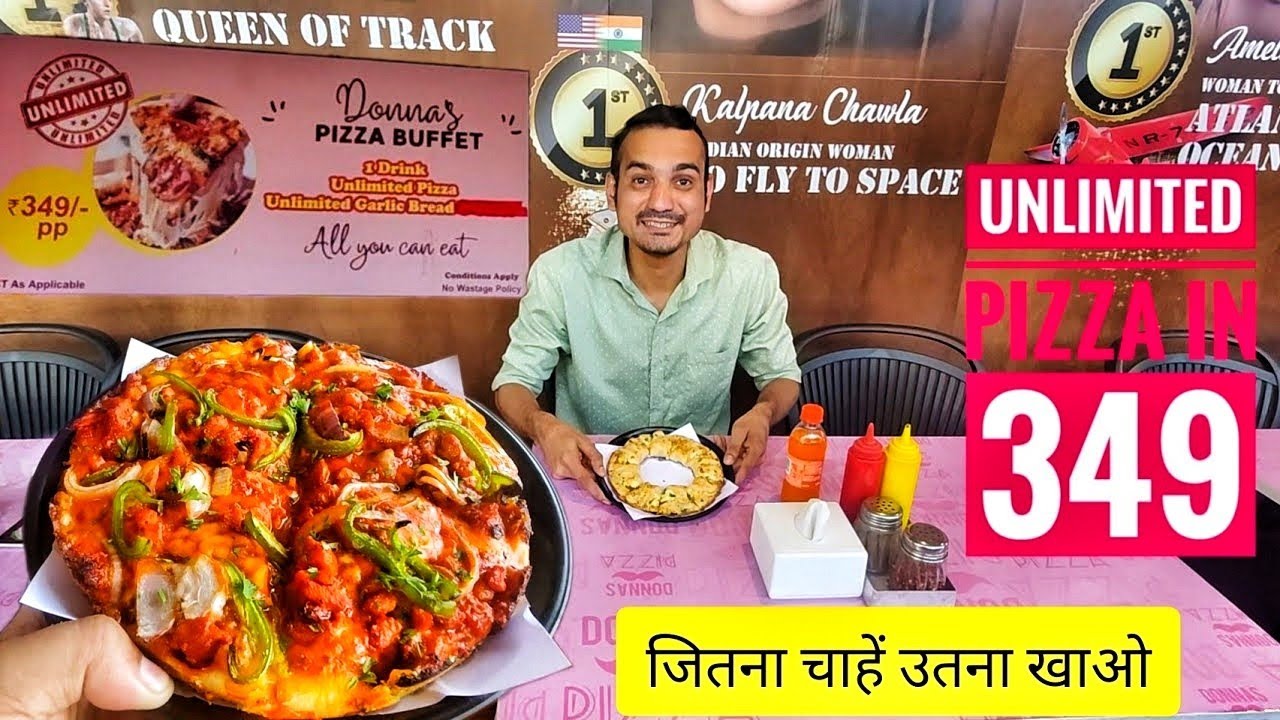 Unlimited pizza in 349 ₹ at Mumbai | Donna's pizza | Fervent foody