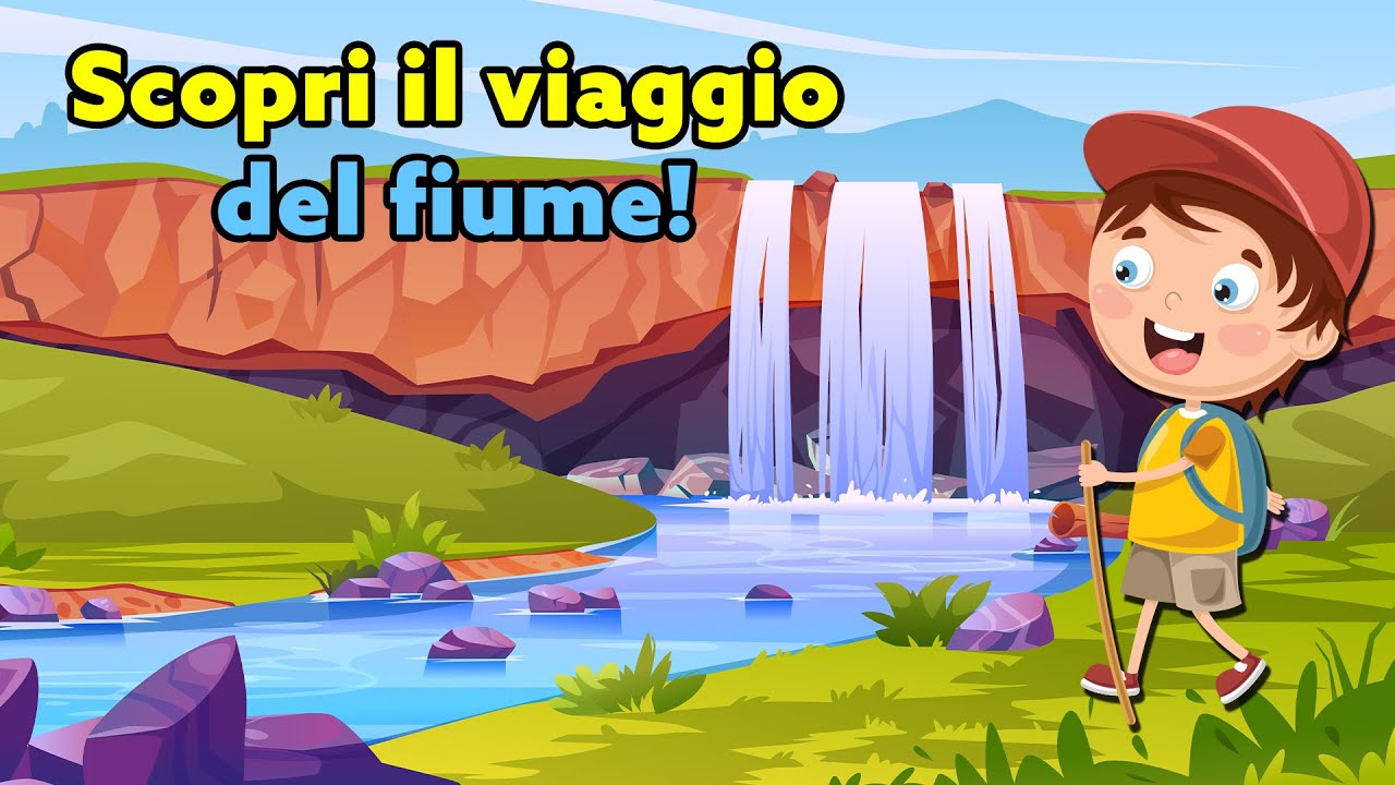 Il Viaggio del Fiume – Canzone Educativa per Bambini 🌊🎶