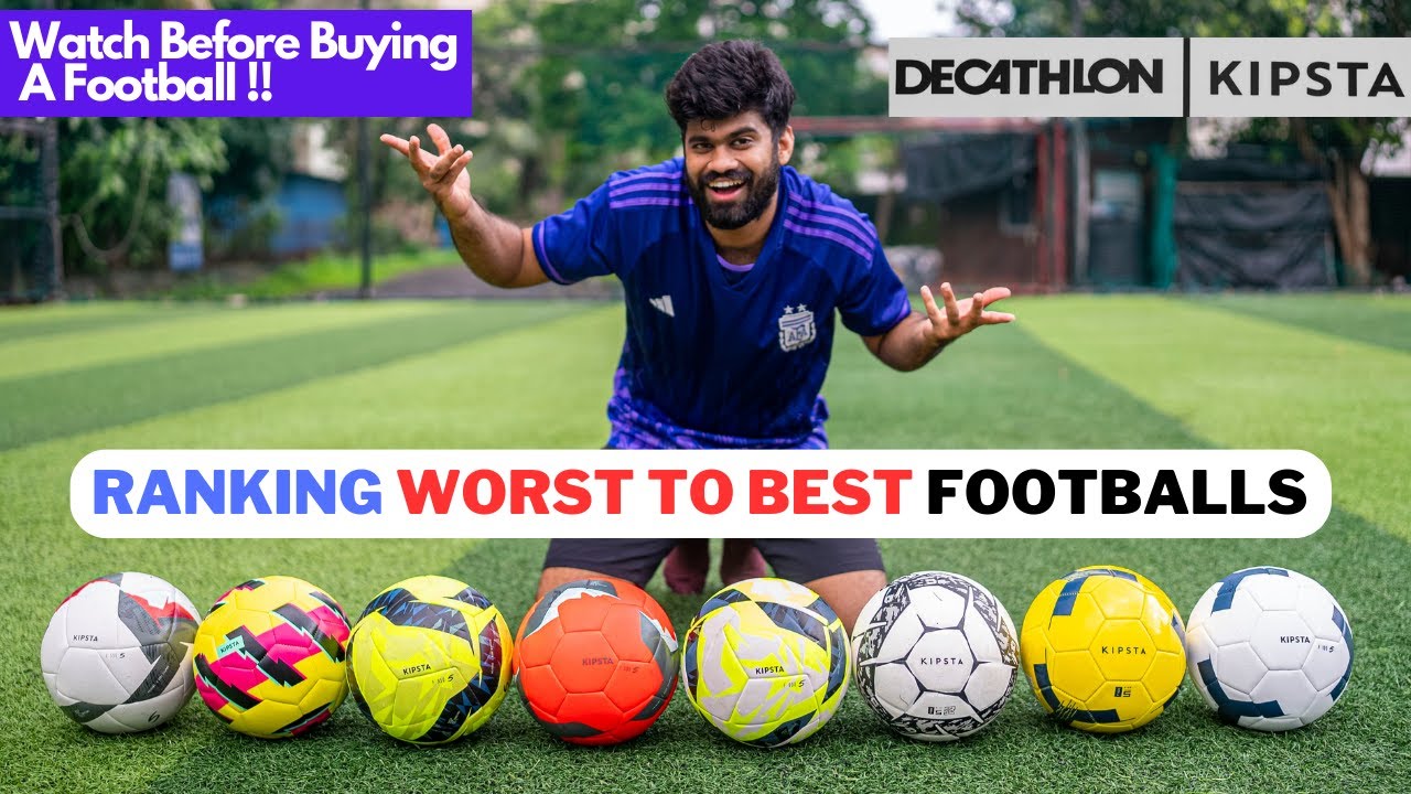 RANKING WORST TO BEST of ALL KIPSTA FOOTBALLS !!