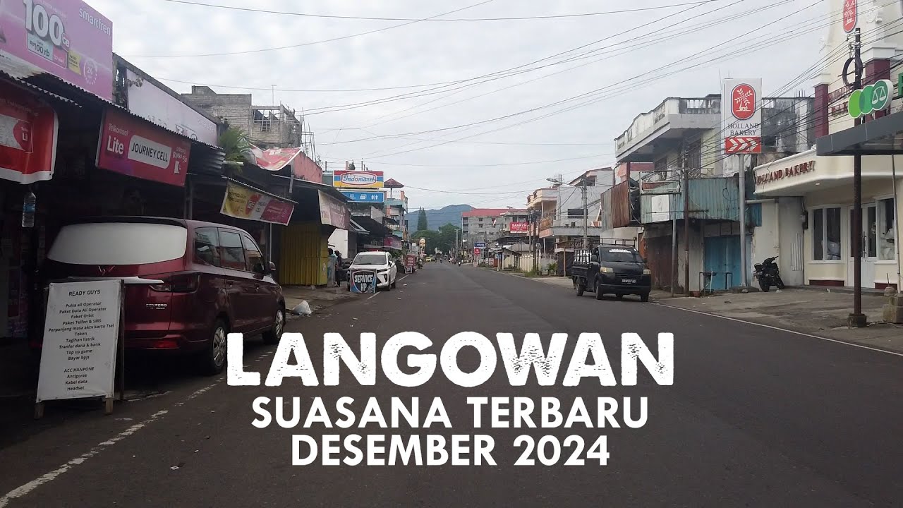 LANGOWAN | PERJALANAN MASUK PUSAT PERTOKOAN | AMONGENA