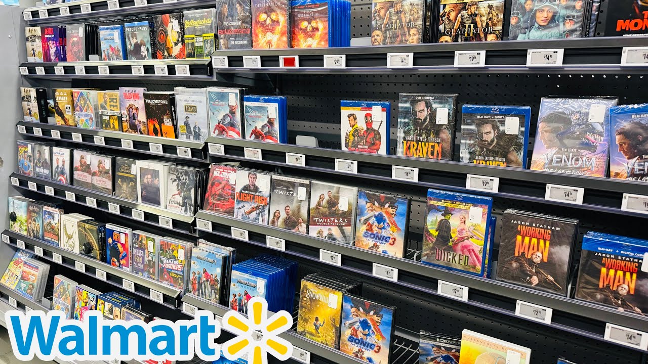 Коллекция фильмов Walmart DVD Bluray 4K поиск фильмов