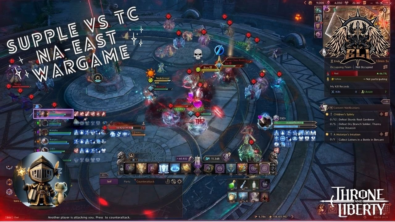 Supple vs TC Healer PvP Wargame | Throne and Liberty