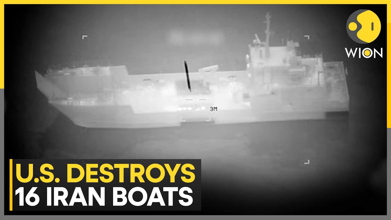 US-Iran War: US Destroys 16 Iranian Mine-Laying Boats In Strait Of Hormuz | WION