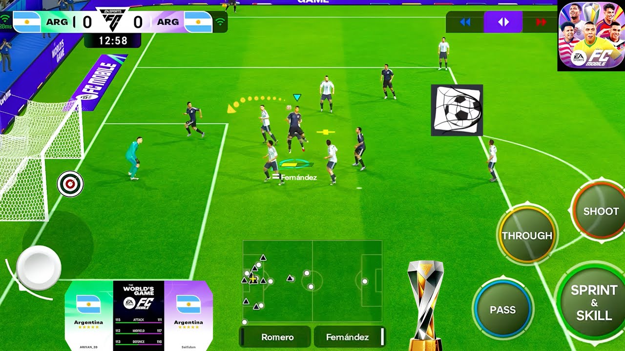 EA Fc Mobile 26 ▪︎ Head To Head World's Game | Online Match &bull; Argentina Vs Argentina | Insane 🪄